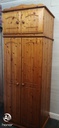 Pine Top Box Double Wardrobe