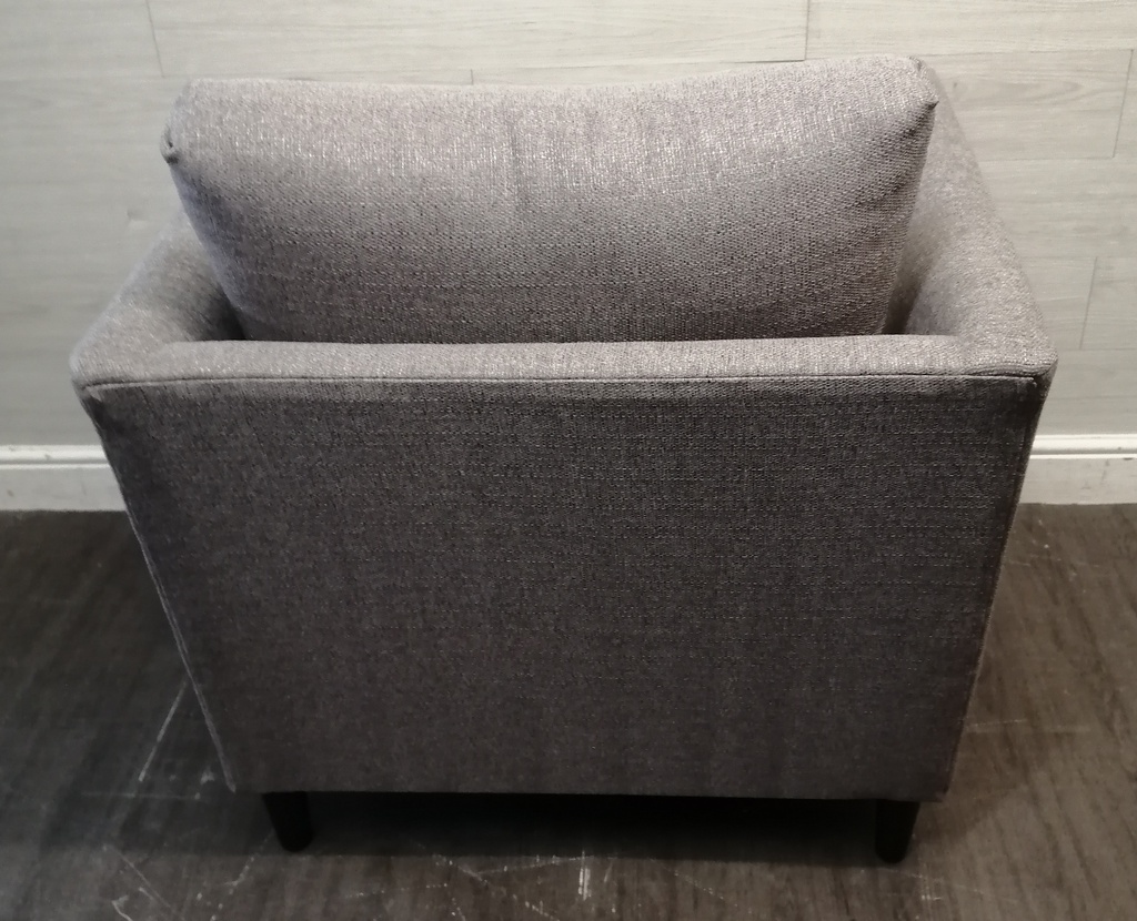 Modern grey sofa and armchair set