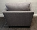 Modern grey sofa and armchair set