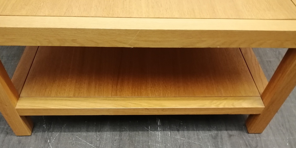 Quality Large Oak Coffee Table