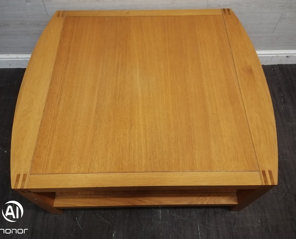 Quality Large Oak Coffee Table