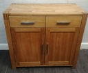 LOVELY BLOCK OAK MODERN SIDEBOARD