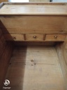 LOVELY LARGE OLD PINE BLANKET BOX /COFFEE TABLE