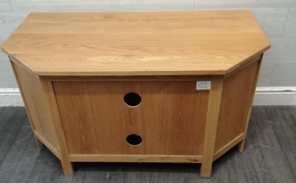 Quality Oak  Corner TV Unit From John Lewis