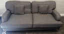 Lovley grey two seater sofa