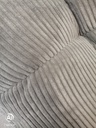 Grey electric recliner armchair