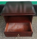 Stag bedside with single drawer