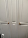 Quality triple size solid pine painted wardrobe