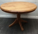 ROUND SOLID PINE QUALITY DINING TABLE