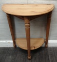 HALF MOON PINE CONSOLE TABLE