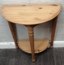 HALF MOON PINE CONSOLE TABLE