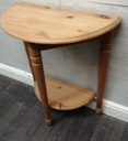 HALF MOON PINE CONSOLE TABLE