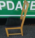 6 x Oak Slat Back Dining Chairs