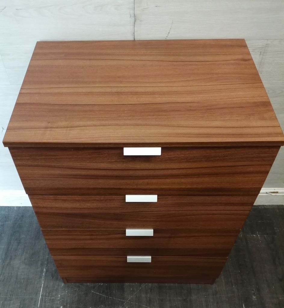 Modern narrow four drawer  chest