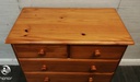 Five drawer pine chest