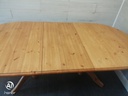 Oval Pine Extending Dining Table