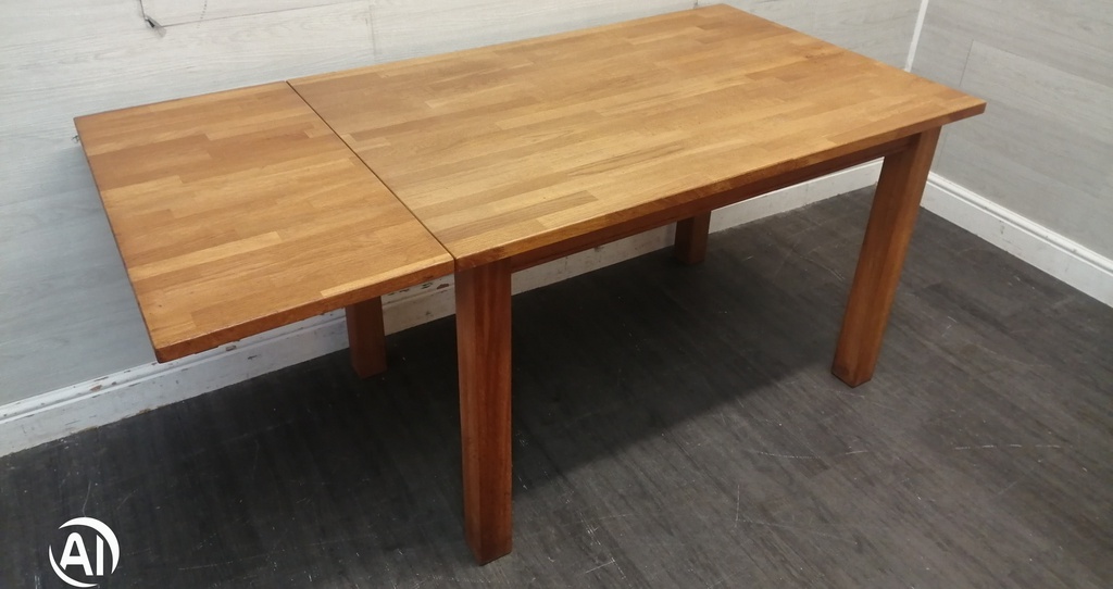SOLID PINE DROP LEAF DINING TABLE