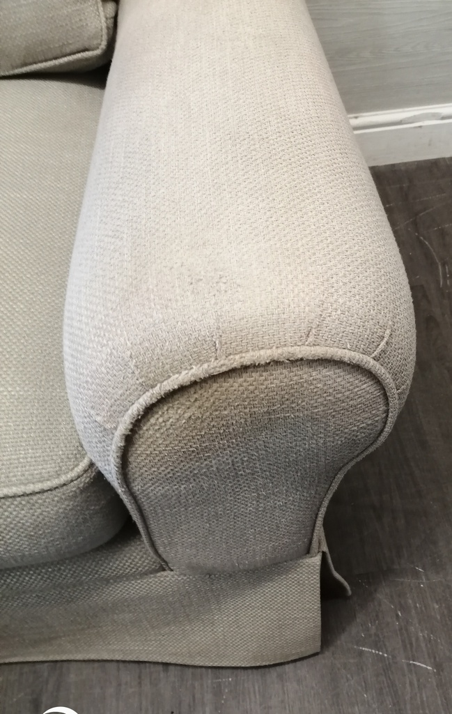 Laura Ashley neat beige sofa