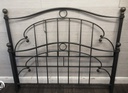 4ft 6" DOUBLE METAL GREY BED FRAME