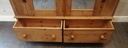 QUALITY LARGE 2 DOOR PINE WARDROBE with mirrors