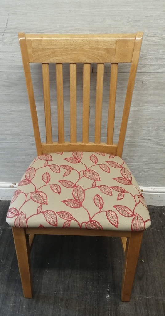 Rubber wood table and four chairs