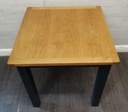 NEAT SQUARE OAK DINING TABLE