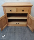 LOVELY DOUBLE  OAK SIDEBOARD