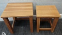 Nest of Two oak Tables