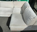 LOVELY MODERN CREAM CORNER SOFA