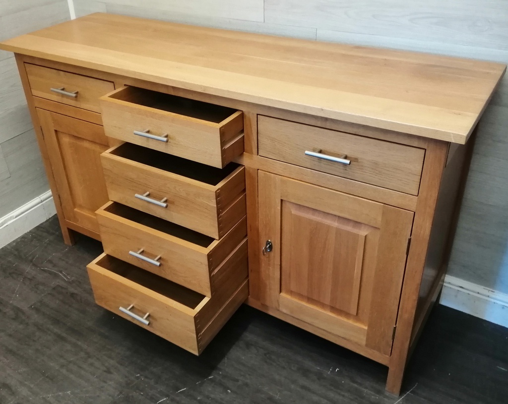 Oak sideboard with drawers