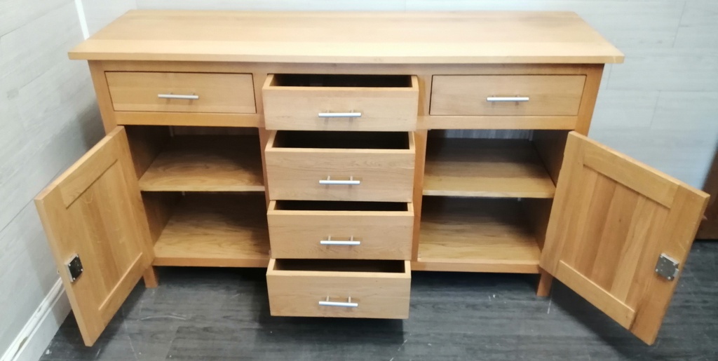 Oak sideboard with drawers