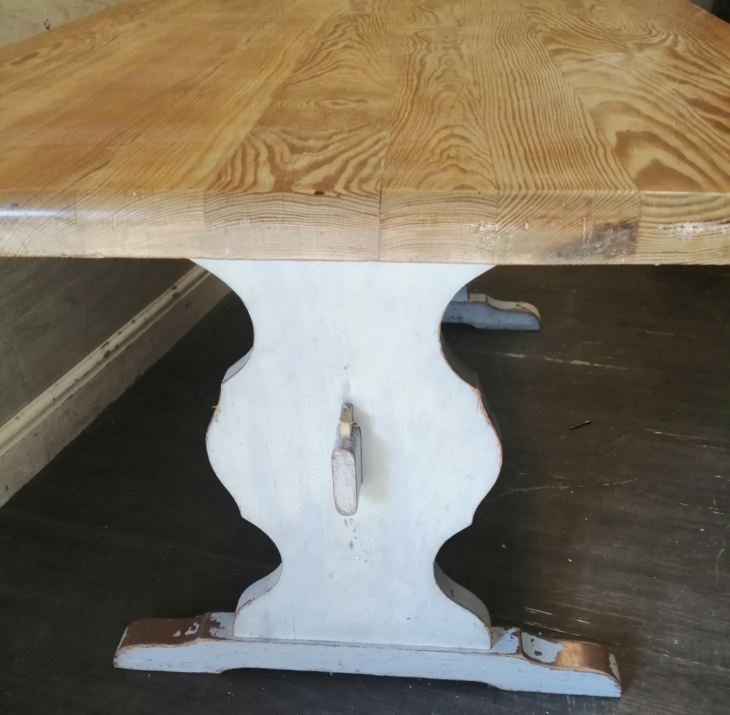 Solid pine reflextory style shabby chic painted table