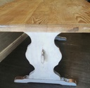 Solid pine reflextory style shabby chic painted table