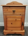 PAIR OF PINE BEDSIDE UNITS