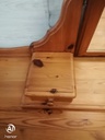 Pine Six Drawer Dressing Table with Mirror