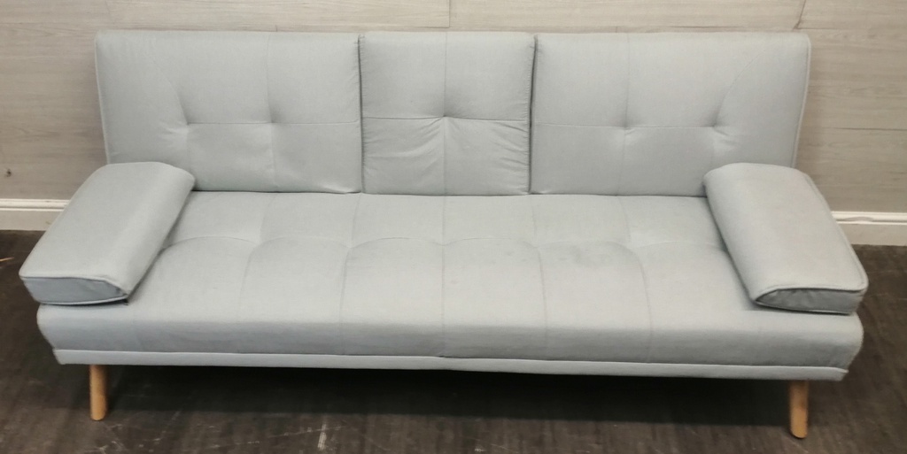 LIGHT BLUE CLICK-CLACK SOFA BED