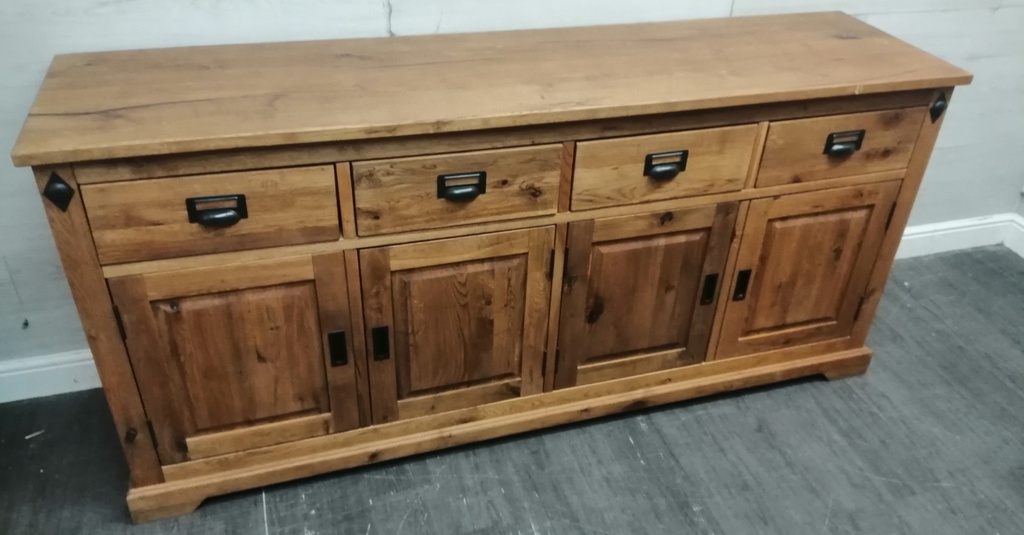 Large Rustic Pine Sideboard