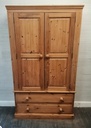 SOLID PINE WARDROBE WITH DRAWERS