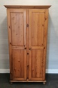 Double pine wardrobe