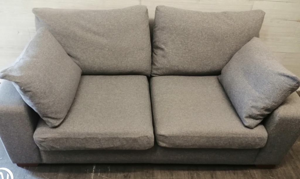 MODERN GREY TWO SEATER SOFA