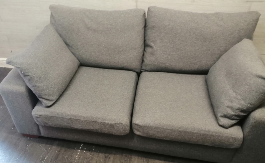MODERN GREY TWO SEATER SOFA