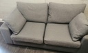 MODERN GREY TWO SEATER SOFA