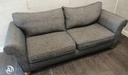 Lovely modern grey sofa &amp; armchair &amp; footstool set from Nextsuite