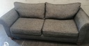 Lovely modern grey sofa &amp; armchair &amp; footstool set from Nextsuite