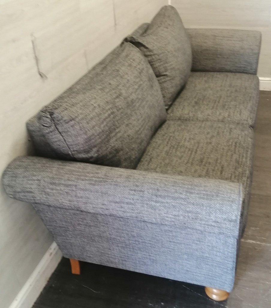 Lovely modern grey sofa &amp; armchair &amp; footstool set from Nextsuite