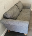 Lovely modern grey sofa &amp; armchair &amp; footstool set from Nextsuite
