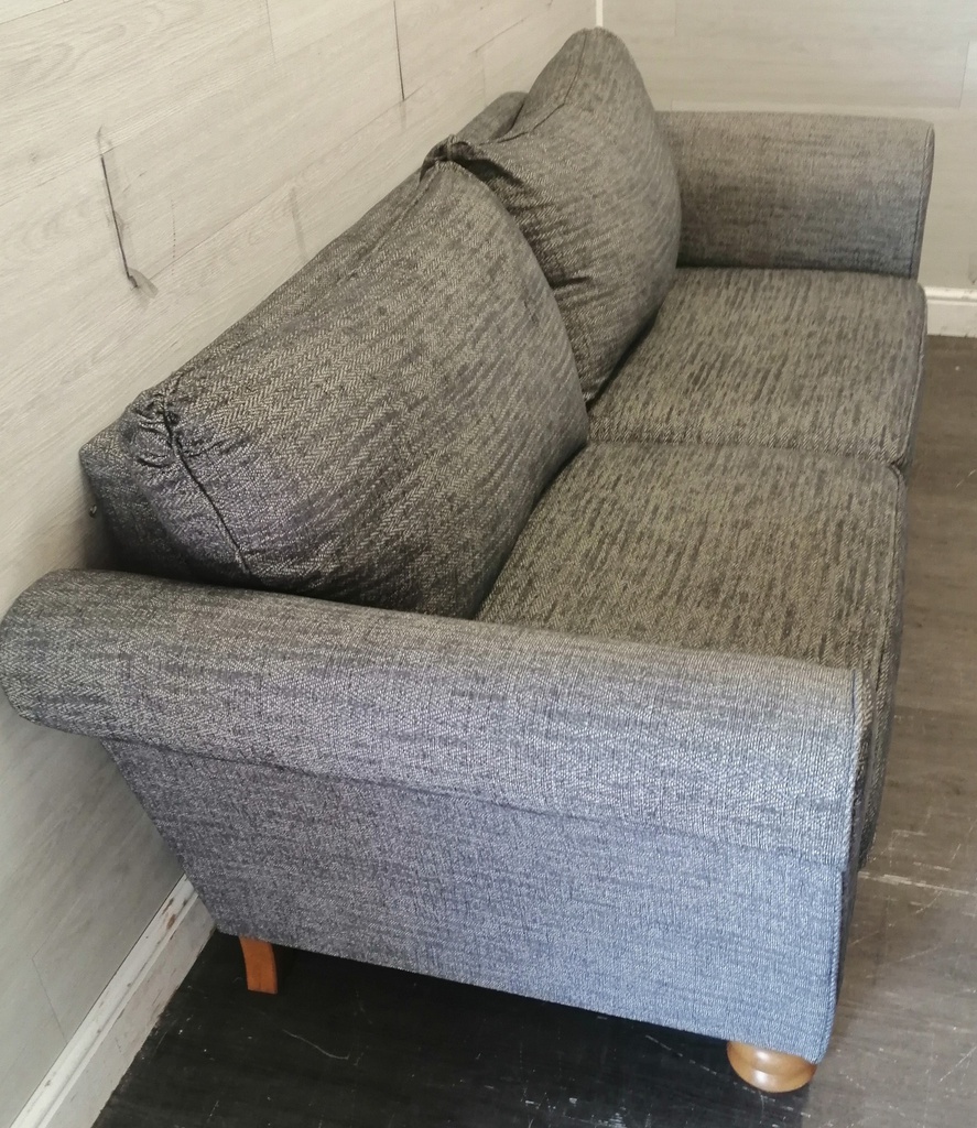 Lovely modern grey sofa &amp; armchair &amp; footstool set from Nextsuite