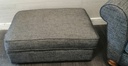 Lovely modern grey sofa &amp; armchair &amp; footstool set from Nextsuite