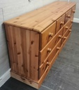 Quality Solid Pine Large Seven Drawer Merchant Style Chest