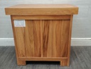 Pair of chunky oak bedsides from Oak Furniture Land